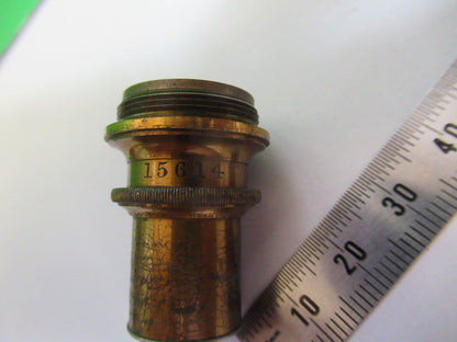 ANTIQUE BRASS SPENCER 16mm  OBJECTIVE MICROSCOPE AS PICTURED #H3-A-27