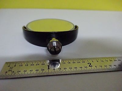 ANTIQUE MIRROR ILLUMINATOR VINTAGE MICROSCOPE PART OPTICS #W9-52