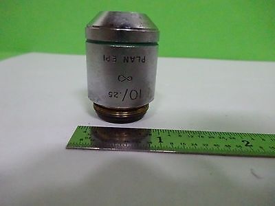 MICROSCOPE PART OBJECTIVE AO PLAN 10X AMERICAN OPTICS INFINITY AS IS  BIN#W3-26