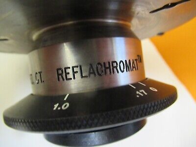 SPECTRA-TECH 10X OBJECTIVE REFLECT REFLACHROMAT MICROSCOPE AS PICTURED &16-C-01