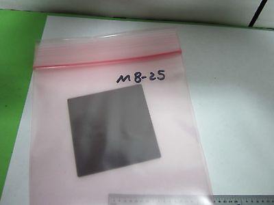 OPTICAL DARK RED FILTER LASER OPTICS AS IS BIN#M8-25