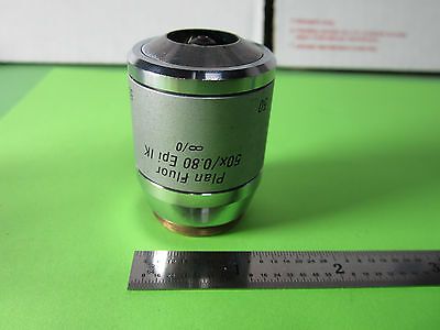 LEICA MICROSCOPE OBJECTIVE NOMARSKI 50X FLUOR INFINITY DIC IK EPI OPTICS B#A9-27