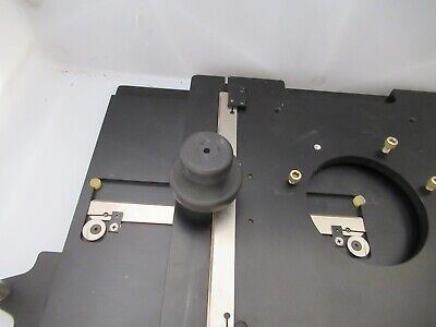 ZEISS GERMANY STAGE SPECIMEN TABLE X-Y MICROSCOPE PART AS PICTURED &TD-1-FT