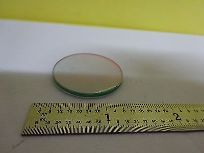 MICROSCOPE PART ZEISS GERMANY COATED FILTER OPTICS AS IS BIN#W7-17