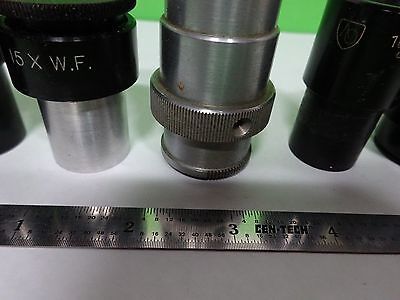 LOT 6 EA MICROSCOPE EYEPIECES ASSORTED OPTICS #W1-04