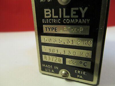 BLILEY ELECTRIC 5035.312KC ART-X-P ANTIQUE QUARTZ CRYSTAL FREQUENCY #FT-1-C