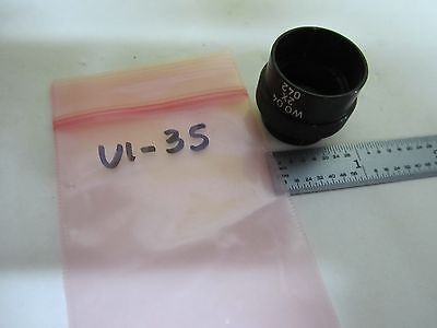 MICROSCOPE PART OBJECTIVE MM 2X WO 04 OPTICS BIN#U1-35