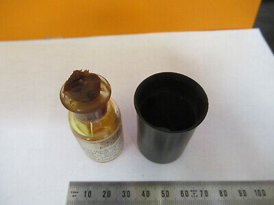 BAUSCH LOMB ANTIQUE CEDAR OIL FLASK MICROSCOPE PART AS PICTURED W3-B-23