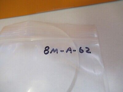 OPTICAL ROUND GLASS STAGE PLATE MICROSCOPE PART AS PICTURED &8M-A-62