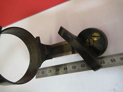 ANTIQUE BAUSCH LOMB RARE CONDENSER HOLDER MICROSCOPE PART AS PICTURED #vB7-A-22