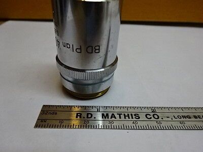 MICROSCOPE PART NIKON JAPAN DIC OBJECTIVE 40X BD PLAN OPTICS AS IS #81-93