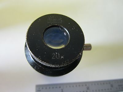 MICROSCOPE PART EYEPIECE WILD HEERBRUGG SWISS 20X OPTICS AS IS  BIN#31-B-06