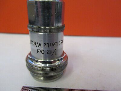 LEITZ WEZTLAR 100X OBJECTIVE LENS MICROSCOPE PART OPTICS AS PICTURED &93-A-11