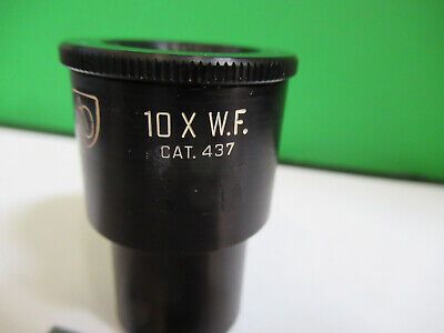 AO AMERICAN OPTICS CAT 437 EYEPIECE WF 10X MICROSCOPE PART AS PICTURED R9-A-30