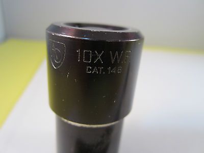 MICROSCOPE PART VINTAGE 10X WF AO AMERICAN OPTICS EYEPIECE OPTICS BIN#C1-16