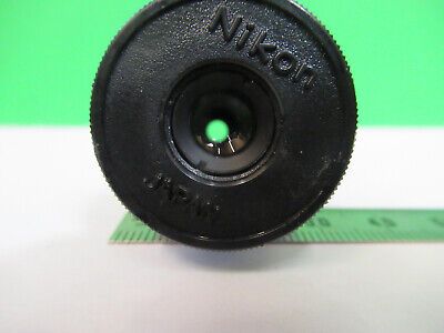 NIKON JAPAN EYEPIECE CENTERING  LENS MICROSCOPE PART AS PICTURED &Q9-A-80