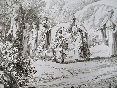 ANTIQUE ETCHING ITALIA ROME CIRCA 1810 GASPARD DUGHET PIETRO PARBONI AS PIC iii