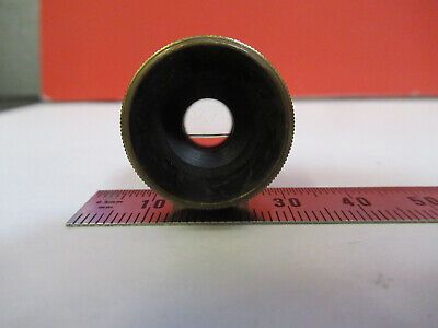 ANTIQUE BRASS LEITZ "3" GERMANY OBJECTIVE MICROSCOPE PART AS PICTURED &87-FT-36