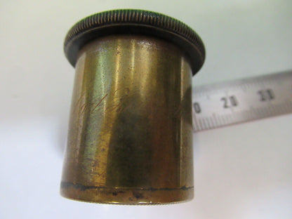 CARL ZEISS JENA ANTIQUE BRASS EYEPIECE MICROSCOPE PART AS PICTURED P2-B-76