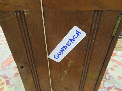 ANTIQUE GUNDLACH EMPTY WOOD CABINET for MICROSCOPE AS PICTURED &TD-5