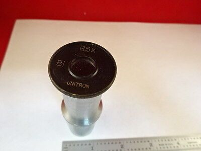 MICROSCOPE PART UNITRON EYEPIECE OCULAR R5X Bi OPTICS AS IS B#X6-B-18