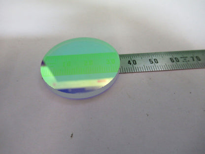 OPTICAL DICHROIC COATED LENS BK7 OPTICS AS IS &Q4-A-22