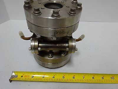 MDC HIGH VACUUM CHAMBER WATER COOLED HEAVY STAINLESS STEEL AS IS BIN#TC-1-D