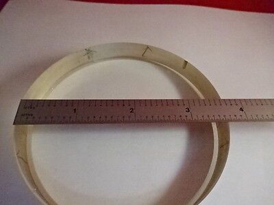 FOR PARTS THICK FLAT GLASS LENS PART OPTICAL OPTICS AS PICTURED &86-59