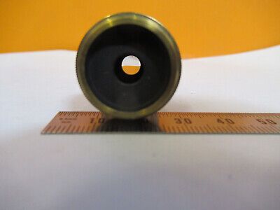 ANTIQUE ERNST LEITZ "6" BRASS OBJECTIVE MICROSCOPE PART AS PICTURED 4B-FT-31