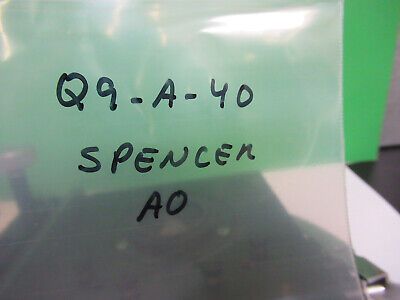 VINTAGE OLD XY STAGE TABLE AO SPENCER MICROSCOPE PART AS PICTURED &Q9-A-40