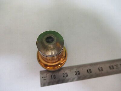 ANTIQUE BRASS BAUSCH LOMB OBJECTIVE MICROSCOPE PART AS PICTURED &Q9-A-117