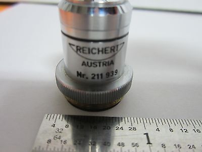 MICROSCOPE PART OBJECTIVE REICHERT AUSTRIA 100X OPTICS AS IS BIN#M7-R-05