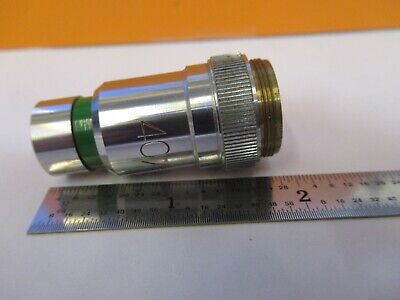 VICKERS ENGLAND OBJECTIVE 40X MET OPTICS MICROSCOPE PART AS PICTURED &50-A-25