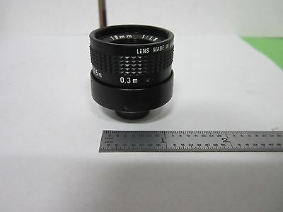 MICROSCOPE PART COSMICAR LENS 16 mm CAMERA INSPECTION OPTICS BIN#R6-B-20