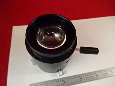 MICROSCOPE PART LENS FILTER ADAPTER ATTACHMENT UNKNOWN MAKER OPTICS AS IS #AM-23