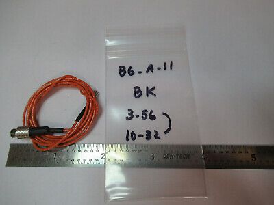 BRUEL KJAER LOW NOISE CABLE 3-56 to 10-32 for  ACCELEROMETERAS PICTURED &B6-A-11