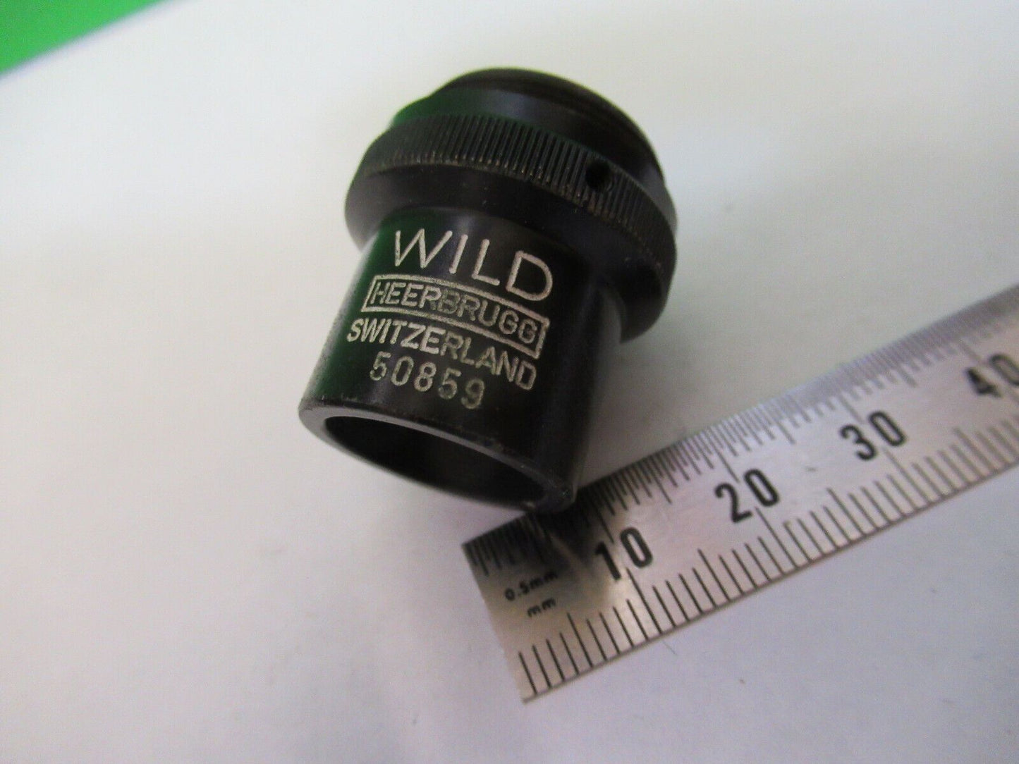 WILD HEERBRUGG  SWISS 4X OBJECTIVE MICROSCOPE PART OPTICS AS PICTURED &Z1-A-222