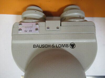 BAUSCH LOMB BINOCULAR HEAD OPTICS JAPAN MICROSCOPE PART AS PICTURED &P2-A-81