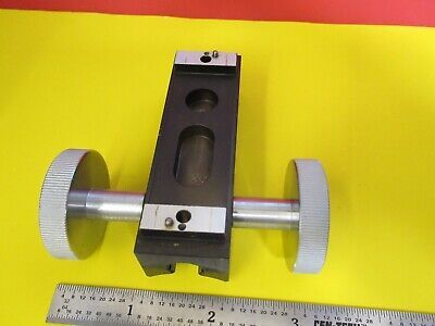 BAUSCH LOMB STAGE HOLDER TUBUS MICROSCOPE PART AS PICTURED #FT-6-138