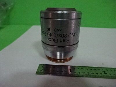 MICROSCOPE PART REICHERT POLYVAR OBJECTIVE LWD FLUOR 20X OPTICS AS IS #AI-20