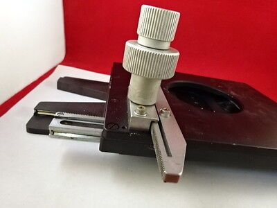 MICROSCOPE STAGE WAFER SPECIMEN TABLE LEITZ WETZLAR GERMANY PART &IL-74-04