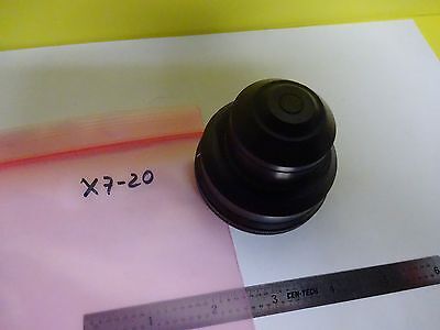 MICROSCOPE PART SUBSTAGE CONDENSER ABBE + IRIS NIKON JAPAN AS IS BIN#X7-20