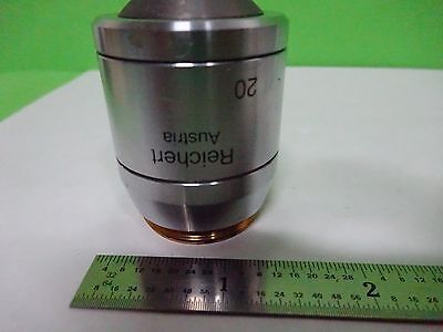 MICROSCOPE POLYVAR REICHERT LEICA OBJECTIVE PLAN 20X EPI DIC OPTICS BIN#W3-09