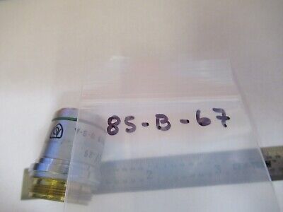 AO CAT 1019 OBJECTIVE PLAN ACHRO MICROSCOPE PART OPTICS AS PICTURED &85-B-67