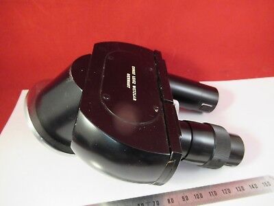 LEITZ WETZLAR GERMANY BINOCULAR HEAD OPTICS MICROSCOPE PART AS PICTURED &FT-4-15