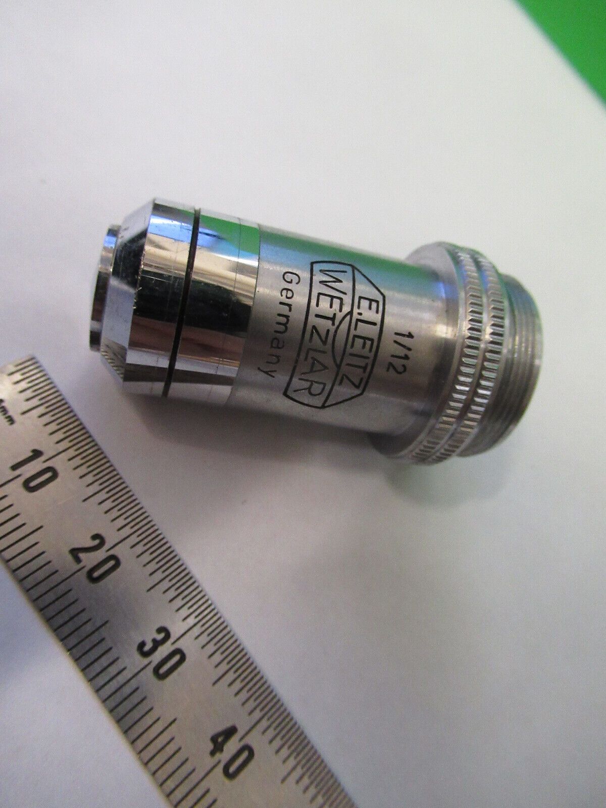 LEITZ WETZLAR OBJECTIVE 100X /170 OPTICS MICROSCOPE  PART AS PICTURED #R7-B-87A