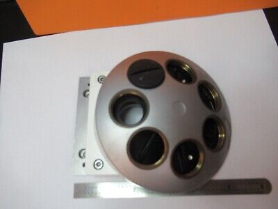 LEICA GERMANY DMRB HEPTUPLE NOSEPIECE MICROSCOPE PART AS PICTURED &W8-A-17