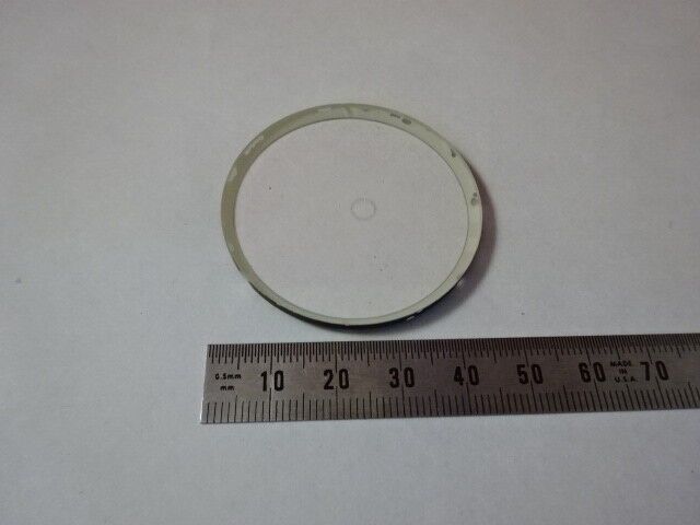 OPTICAL COLLIMATOR WINDOW TARGET GLASS OPTICS AS IS &U7-A-13B