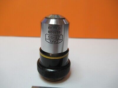 ZEISS GERMANY OBJECTIVE 10X /160 LENS MICROSCOPE PART AS PICTURED &4T-A-61