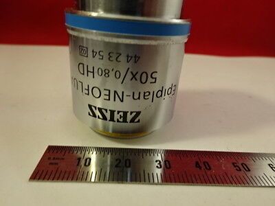 ZEISS GERMANY OBJECTIVE NEOFLUAR HD 50X 442354 MICROSCOPE PART OPTICS &98-43